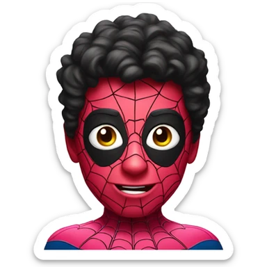 Pink Spider-Man sticker