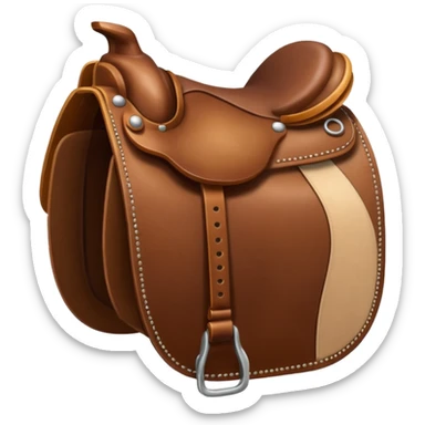 Horse saddle  sticker