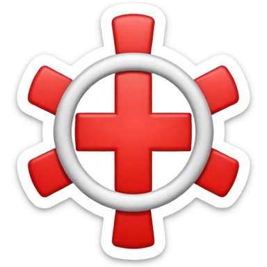the red cross of the knights templar sticker