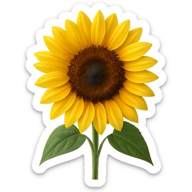 sunflower sticker