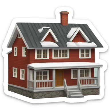 Norwegian house sticker