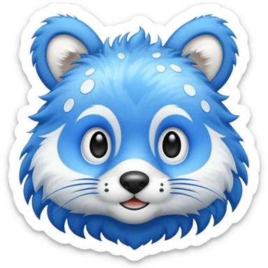 blue animal sticker