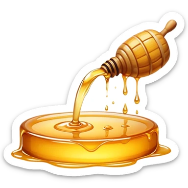 vomiting honey sticker