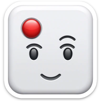 een geveriefierde icon in het wit net als op youtube  sticker