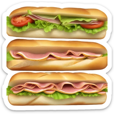 baguette sandwhich sticker