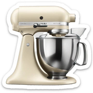 Cream kitchenaid mixer sticker