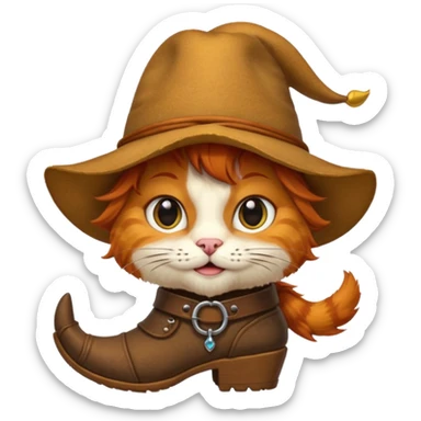 puss in boots sticker