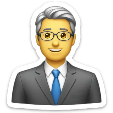 Ejecutivo de ventas sticker