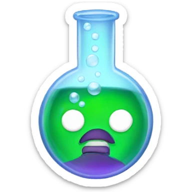 chemsitry boys experiment sticker
