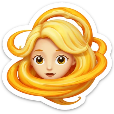 realistic venus planet emoji sticker