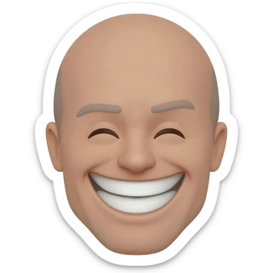 in hillarious in funny position sticker