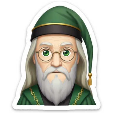 Albus Dumbledore green sticker
