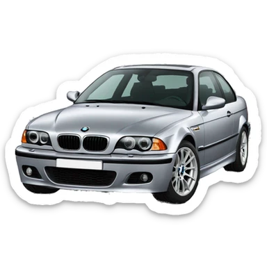 BMW e46 sticker