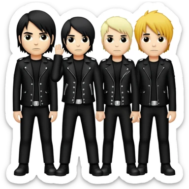 my chemical romance band sticker