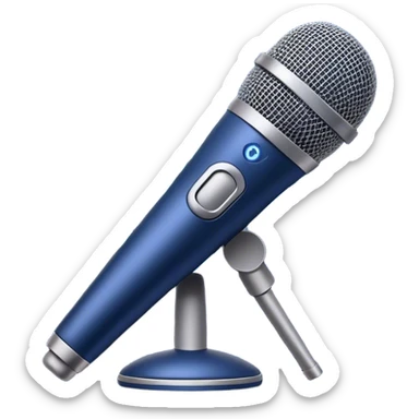 Create a modern, minimalist app icon for 'Elara,' an AI-driven voice journaling app. The icon should symbolize clarity, reflection, and ease of mind. Use soft, calming colors like deep blue, teal, or lavender. Incorporate a subtle microphone or soundwave to represent voice journaling, combined with a gentle, glowing notification or call symbol to signify the scheduled 'call' feature. The design should be simple, elegant, and evoke a sense of mental relief and effortless journaling. sticker