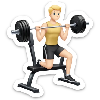 Gym training equipment with one-hour timer, dumbbell and weight plate sticker