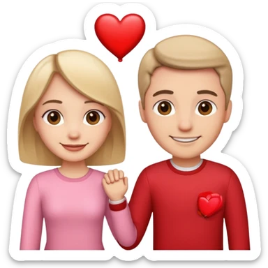 valentines day couple sticker