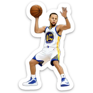 Stephen curry shooting sticker