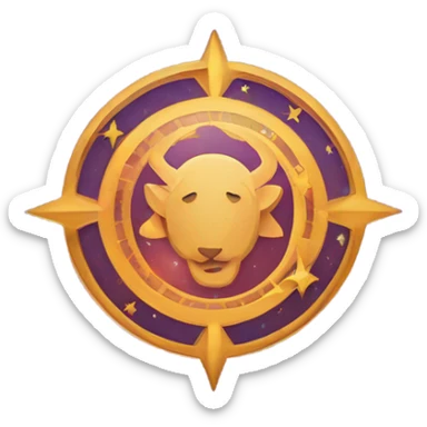 astrology logo sticker