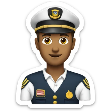 Boat captain  sticker