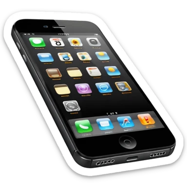 Iphone spento frontale sticker