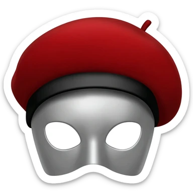 money heist mask sticker