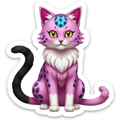 Persian-Liepard-Delcatty-Pokémon-fusion sticker