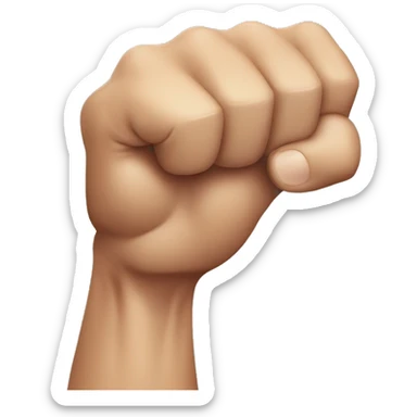 Right arm flex bicep sticker