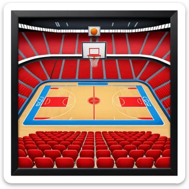 basketball stadium (#00A3E0) and red (#F9423A) sticker