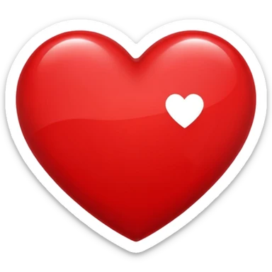 Tone it up og heart logo in ios style sticker