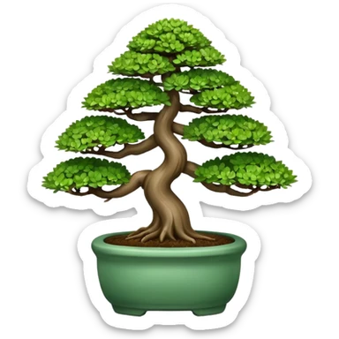 Bonsai tree sticker