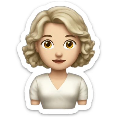 Brie van de kampf sticker