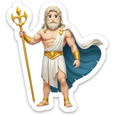 fullbody god zeus sticker