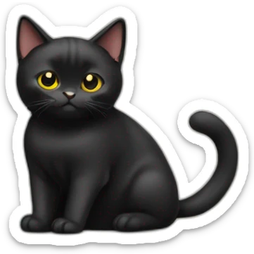 bombay cat fat sticker