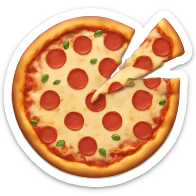 Pizza sticker