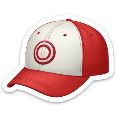 striped Baseball Cap sticker