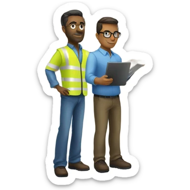 logistician in the warehouse sticker