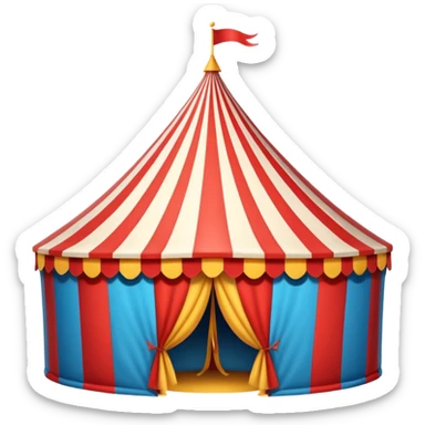 just 2 words "return policy" in circus , no background sticker