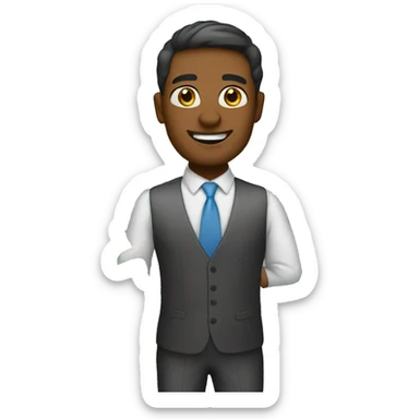 A business selling products  sticker