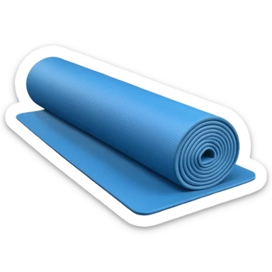 Yoga mat sticker