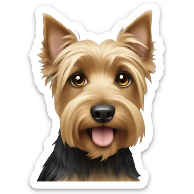 York terrier sticker