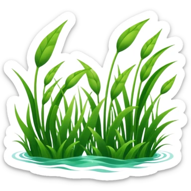 seagrass meadow sticker