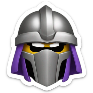 The shredder sticker