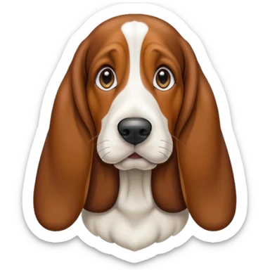 Basset hound sticker