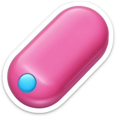 pink medication sticker
