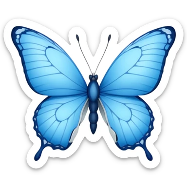I want butterfly blue with broken wing sticker