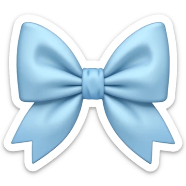 🎧 with pastel blue bows right before the part that covers your ears sticker
