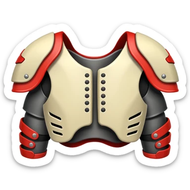 predator bone shoulder pads sticker