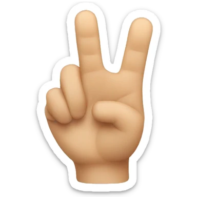 Finger pointing towards me sticker