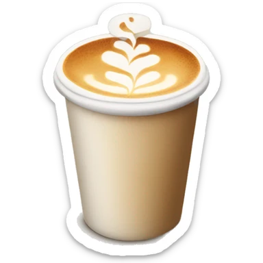 Latte  sticker